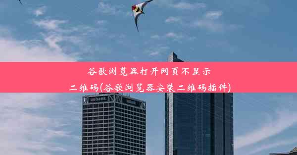 谷歌浏览器打开网页不显示二维码(谷歌浏览器安装二维码插件)