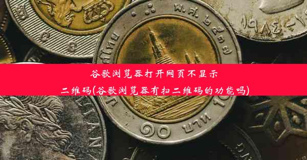 谷歌浏览器打开网页不显示二维码(谷歌浏览器有扫二维码的功能吗)