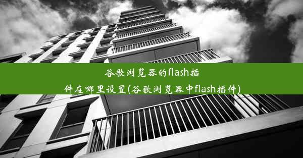 谷歌浏览器的flash插件在哪里设置(谷歌浏览器中flash插件)