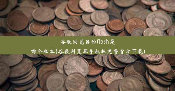 谷歌浏览器的flash是哪个版本(谷歌浏览器手机版免费官方下载)