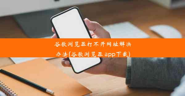 谷歌浏览器打不开网址解决办法(谷歌浏览器 app下载)