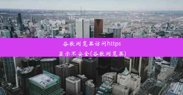 谷歌浏览器访问https显示不安全(谷歌浏览器)