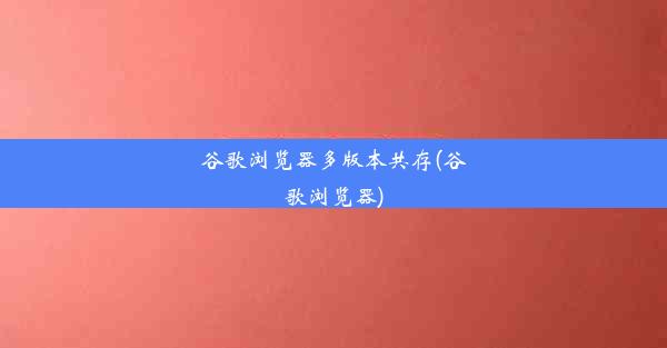 谷歌浏览器多版本共存(谷歌浏览器)