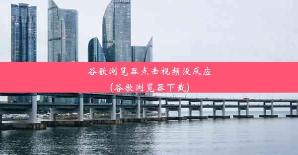 谷歌浏览器点击视频没反应(谷歌浏览器下载)