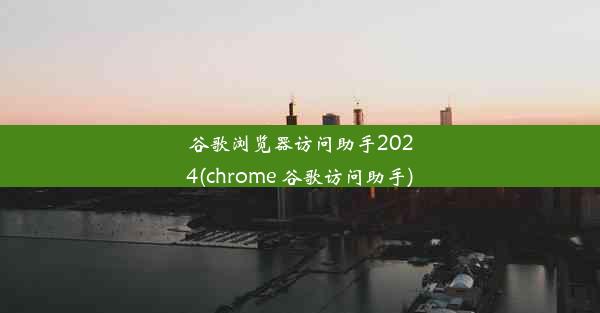 谷歌浏览器访问助手2024(chrome 谷歌访问助手)