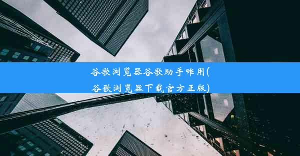 谷歌浏览器谷歌助手咋用(谷歌浏览器下载官方正版)