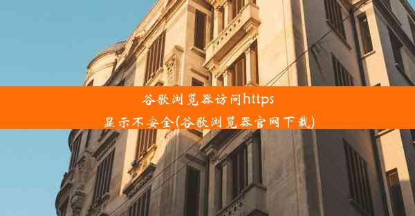 谷歌浏览器访问https显示不安全(谷歌浏览器官网下载)